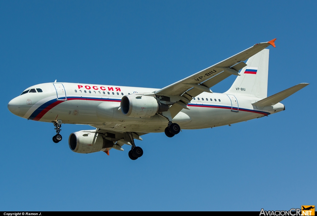 VP-BIU - Airbus A319-113 - Rossiya - Russian Airlines