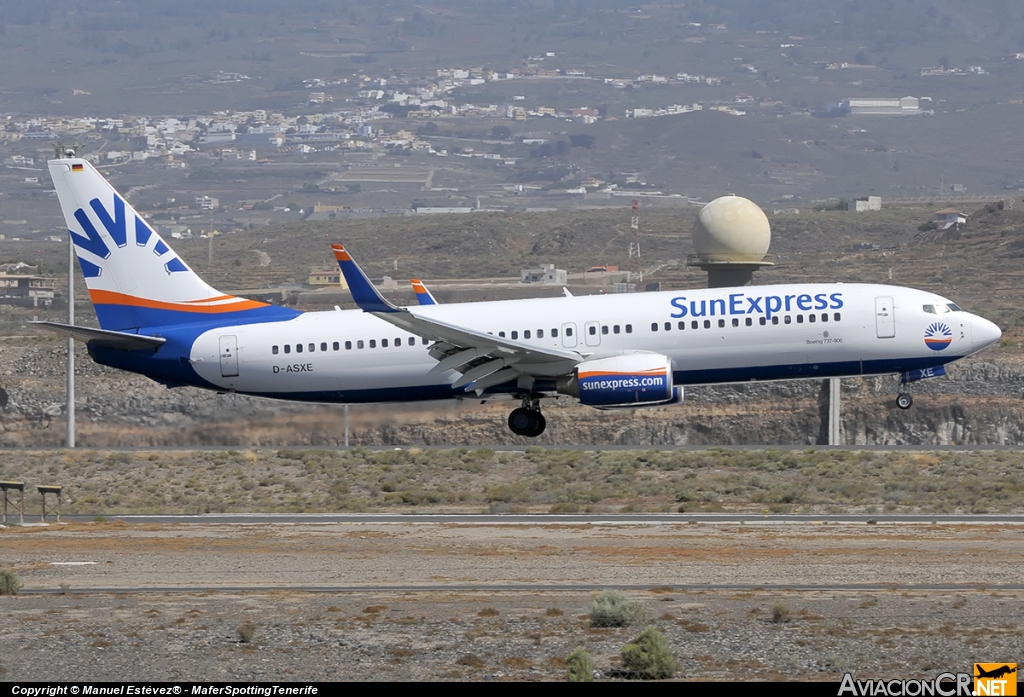D-ASXE - Boeing	737-8CX/W - Sunwing Airlines