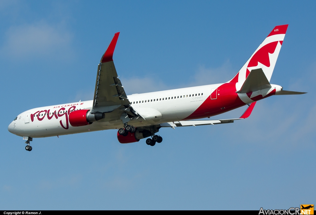 C-FMWY - Boeing 767-333/ER - Air Canada Rouge