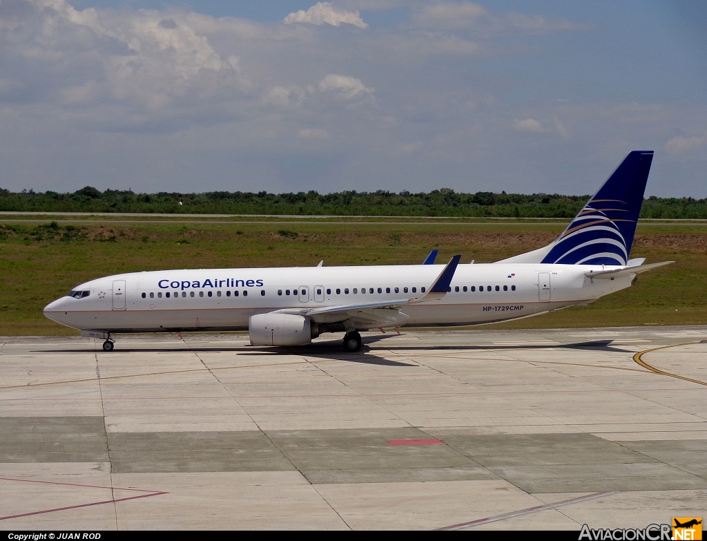 HP-1729CMP - Boeing 737-8V3 - Copa Airlines