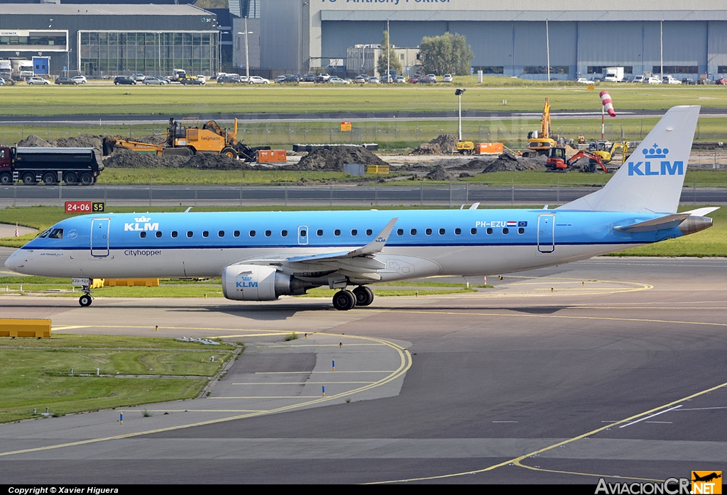 PH-EZU - Embraer 190-100STD - KLM Cityhopper