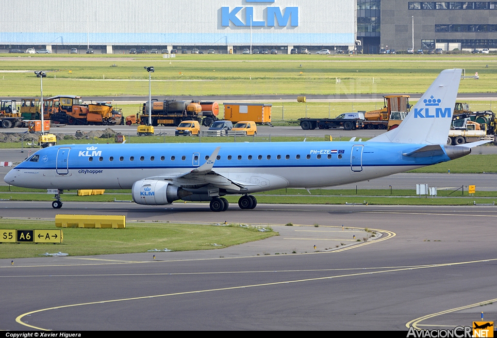 PH-EZE - Embraer 190-100STD - KLM Cityhopper