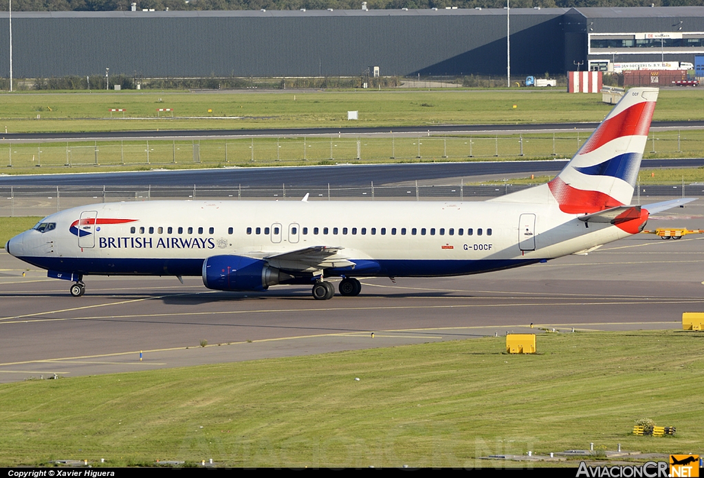 G-DOCF - Boeing 737-436 - British Airways