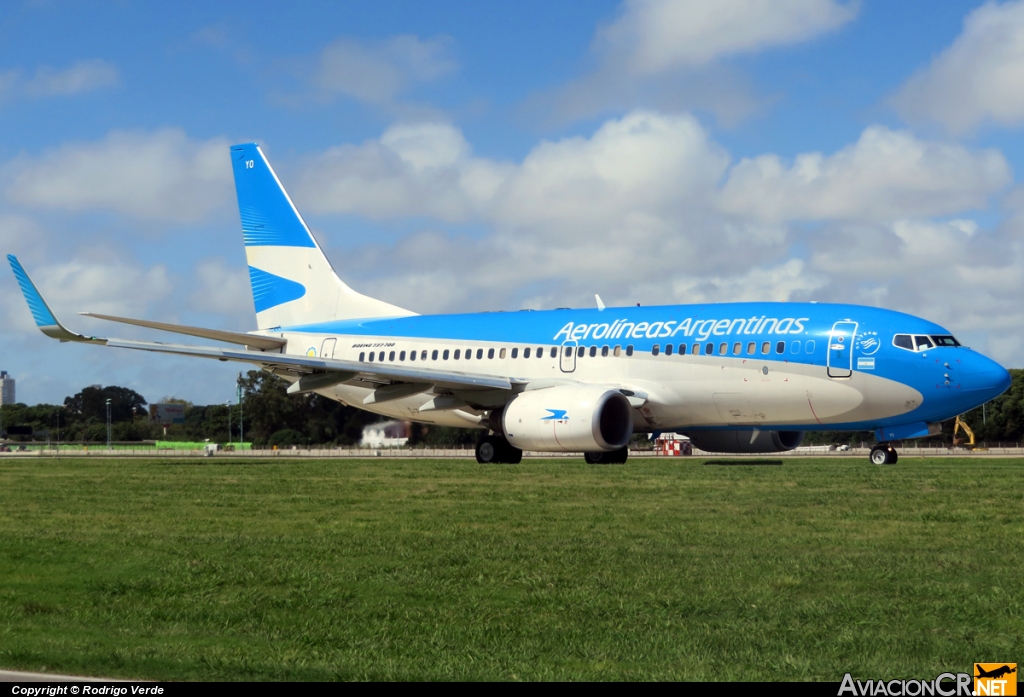 LV-CYO - Boeing 737-7Q8 - Aerolineas Argentinas