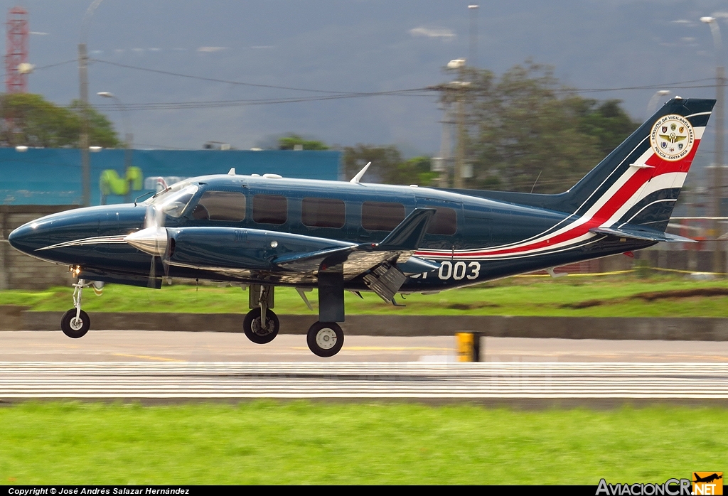 MSP003 - Piper PA-31-350 Chieftain - Ministerio de Seguridad Pública - Costa Rica