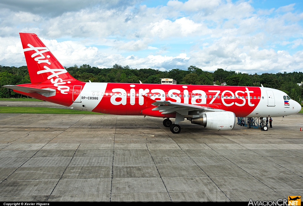 RP-C8986 - Airbus A320-216 - AirAsia Zest