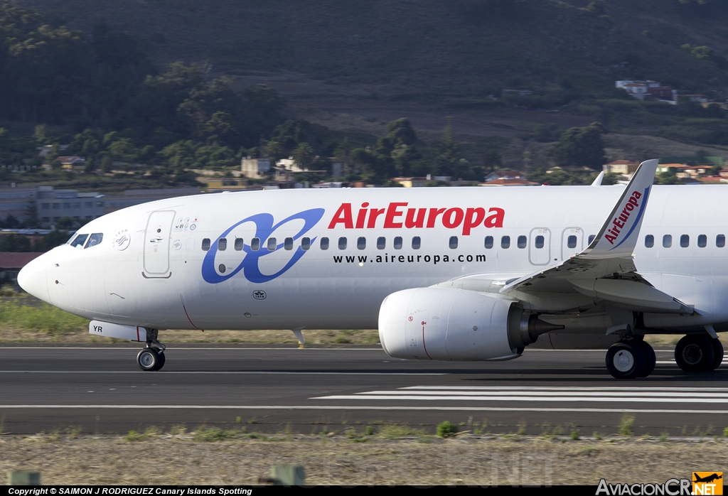 EC-LYR - Boeing 737-85P - Air Europa