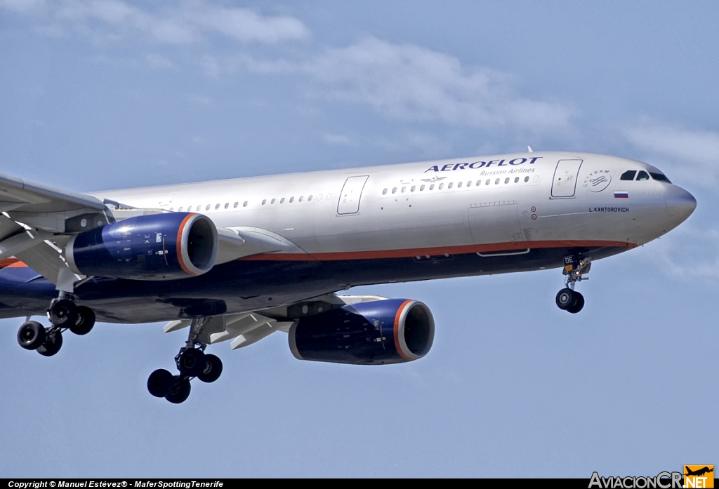 VP-BDE - Airbus A330-343X - Aeroflot  - Russian Airlines