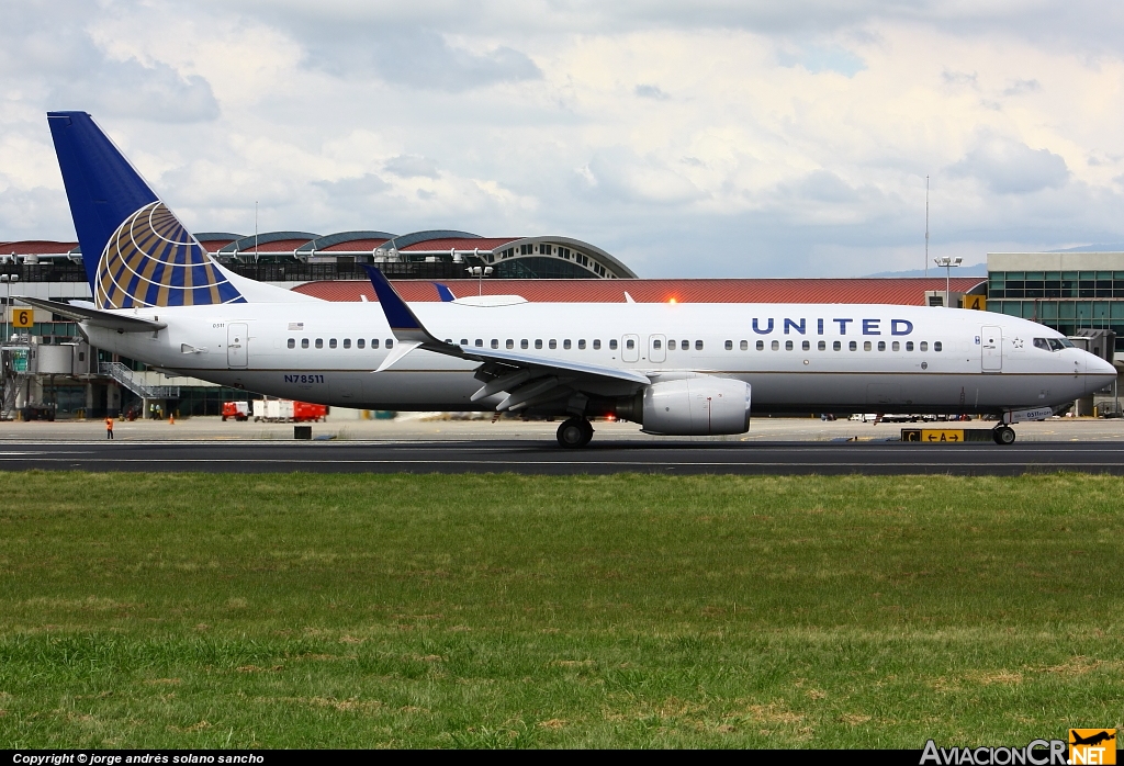 N78511 - Boeing 737-824 - United Airlines
