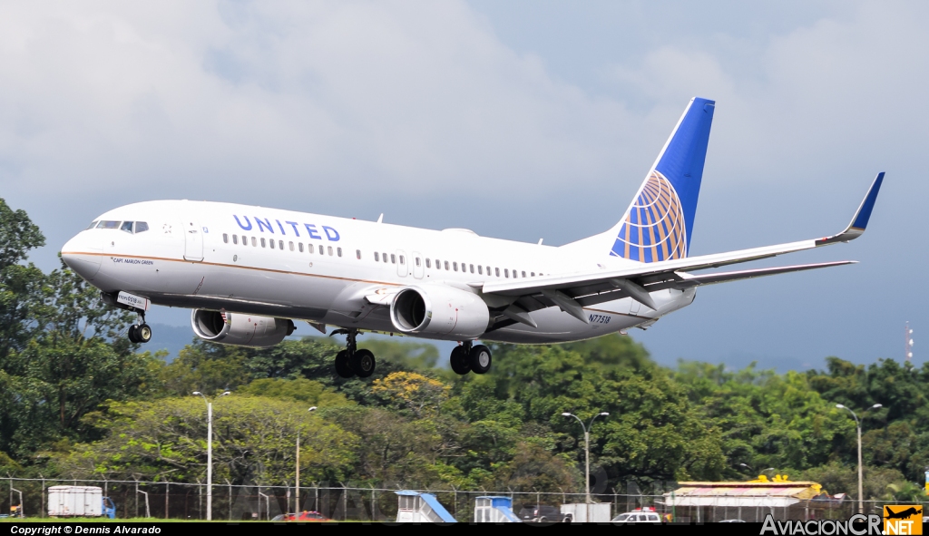 N77518 - Boeing 737-824 - United Airlines
