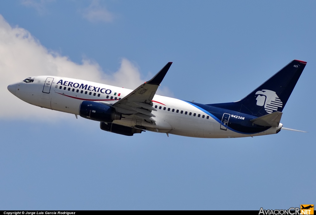 N423AM - Boeing 737-73V - Aeromexico