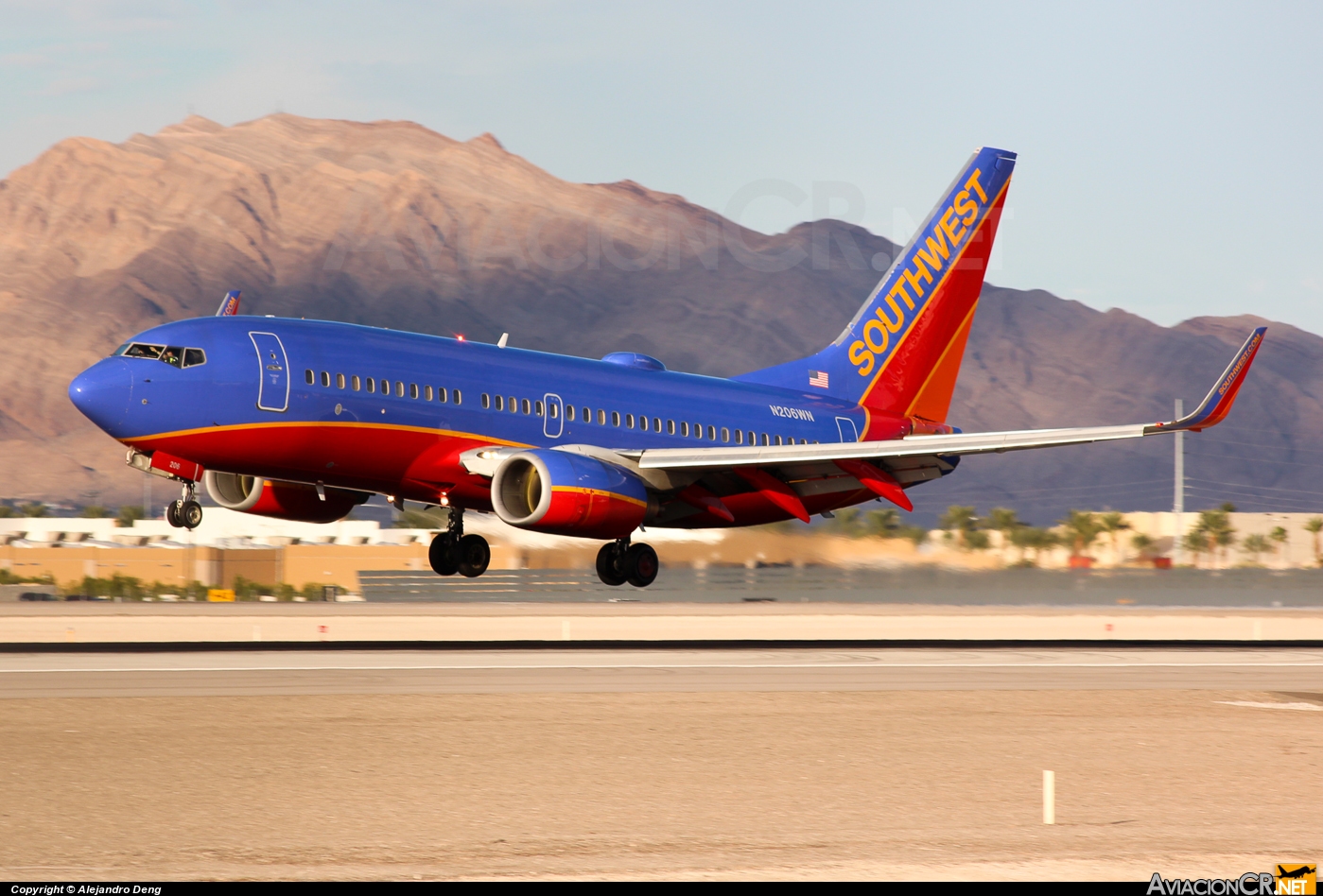 N206WN - Boeing 737-7H4 - Southwest Airlines