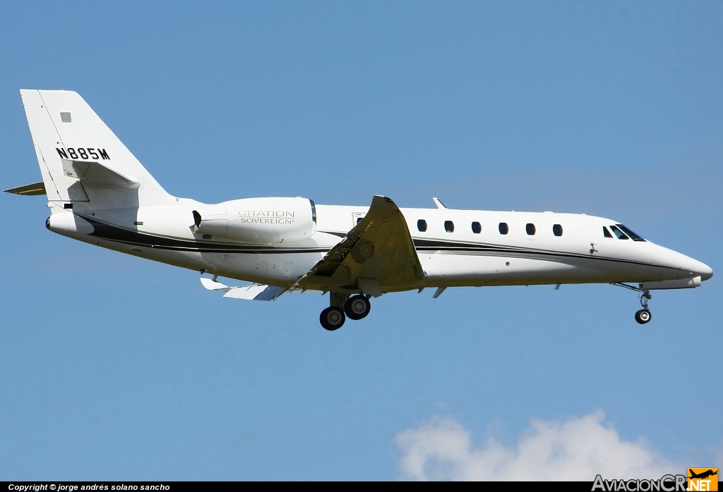 N885M - Cessna Citation 680 Sovereign Plus - Privado