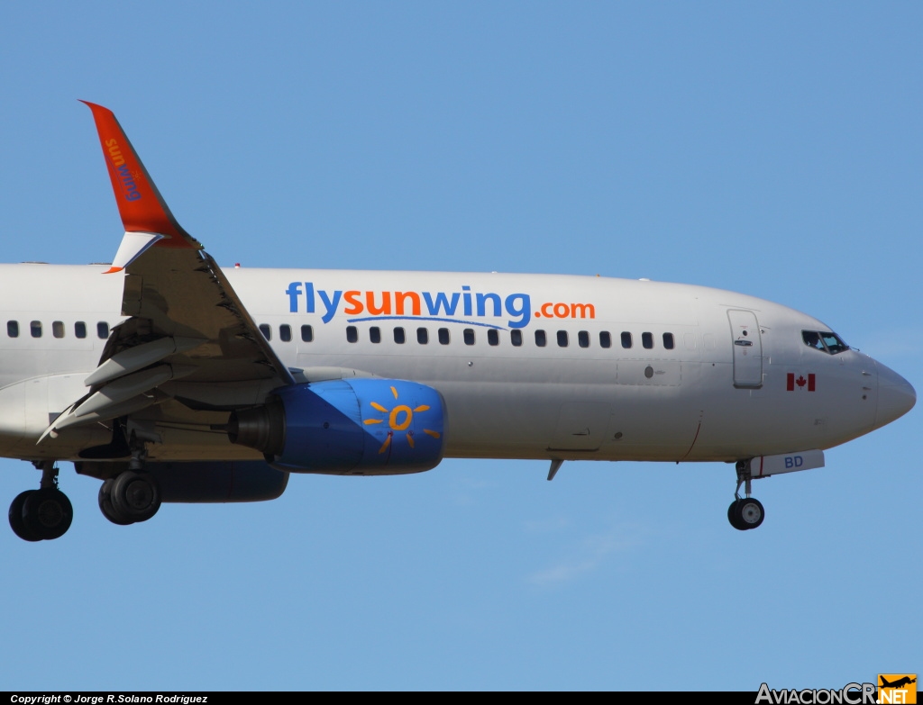 C-FDBD - Boeing 737-8Q8 - Sunwing Airlines