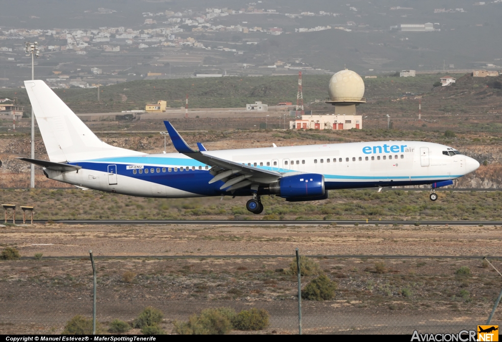 SP-ENU - Boeing 737-83N - Enter Air