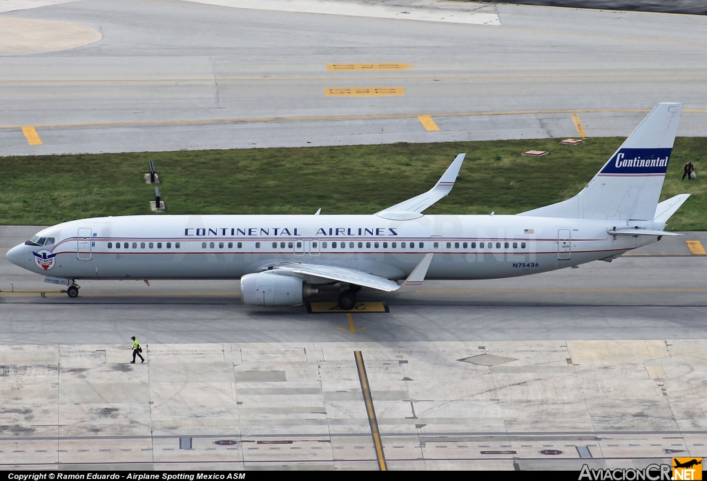 N75436 - Boeing 737-924 - Continental Airlines