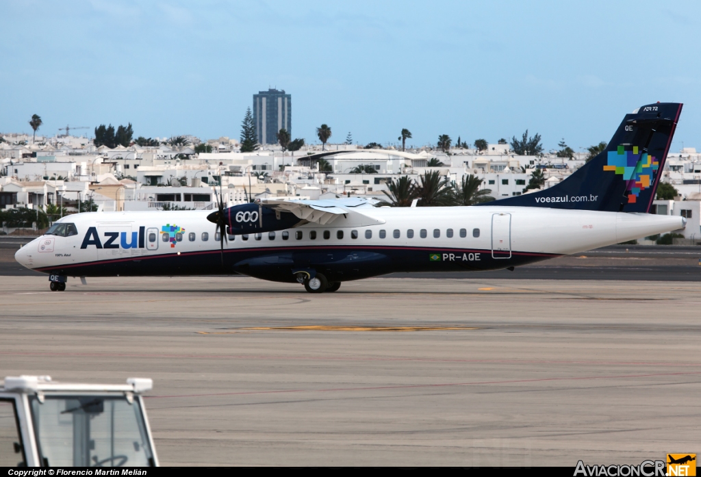 PR-AQE - ATR 72-212A - Azul Linhas Aéreas Brasileiras
