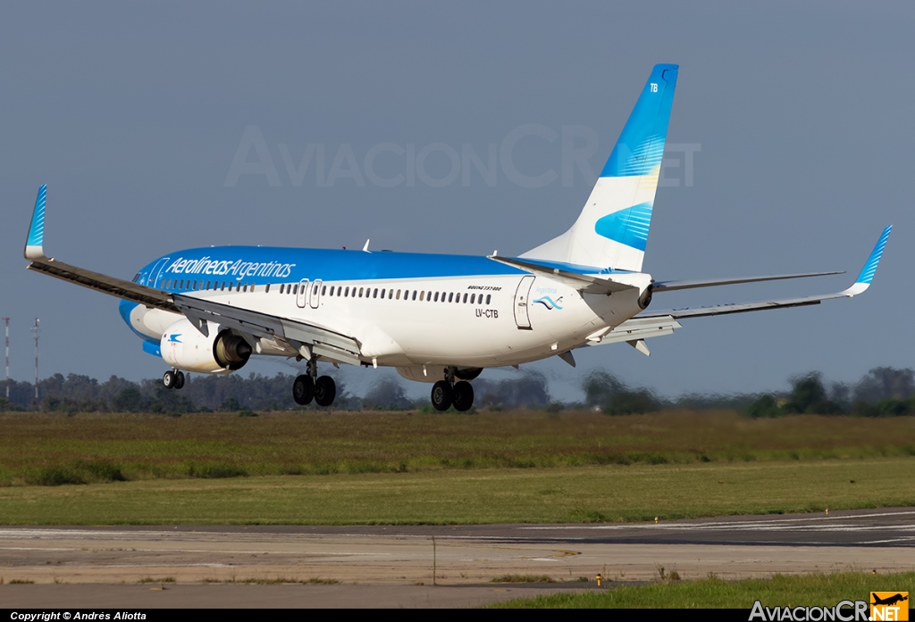 LV-CTB - Boeing 737-85F - Aerolineas Argentinas