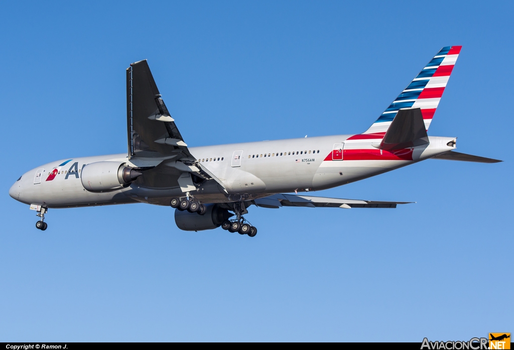 N756AM - Boeing 777-222/ER - American Airlines
