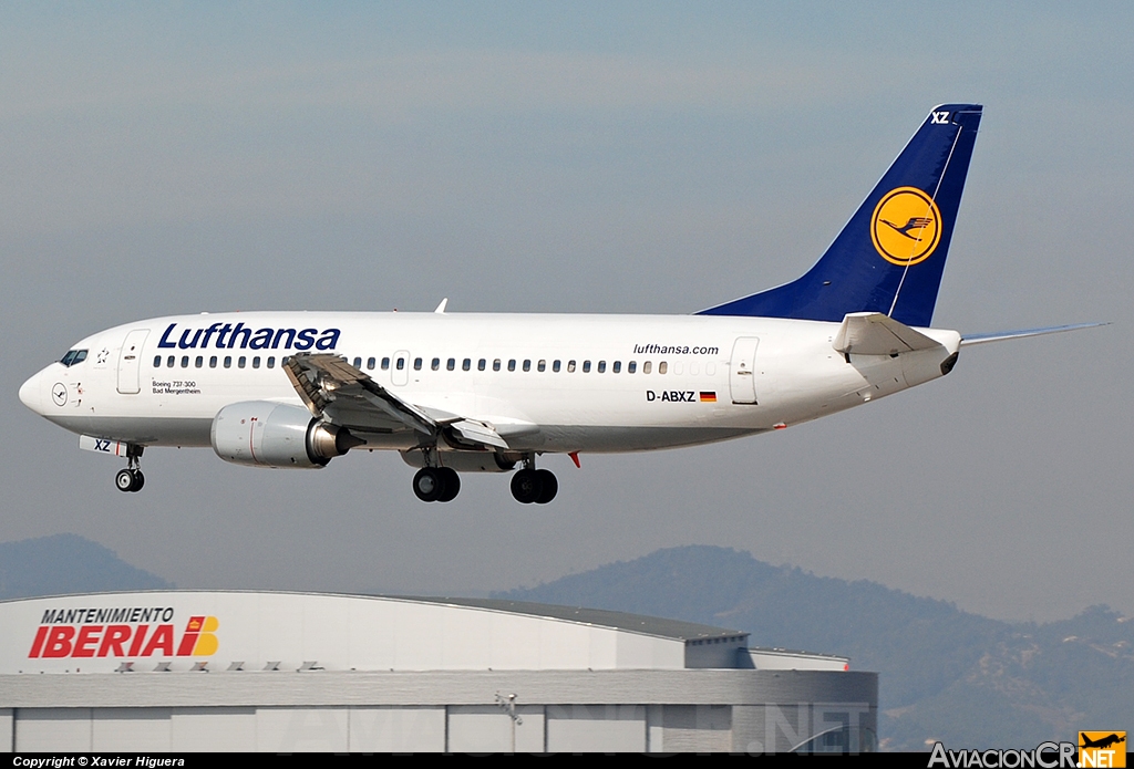 D-ABXZ - Boeing 737-330 - Lufthansa