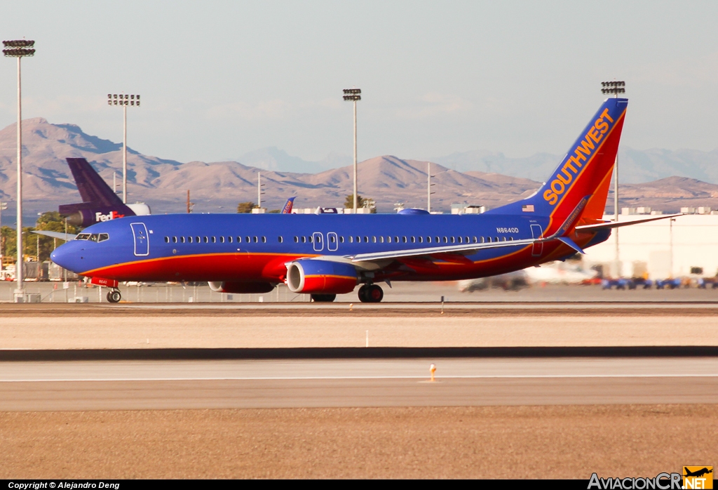 N8640D - Boeing 737-8H4 - Southwest Airlines