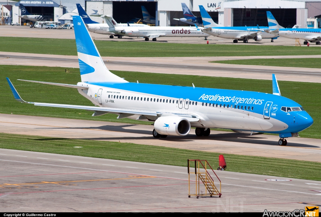 LV-FRK - Boeing 737-8BK - Aerolineas Argentinas