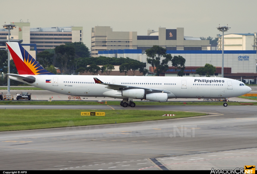 RP-C3430 - Airbus A340-313X - Phillipines Airlines
