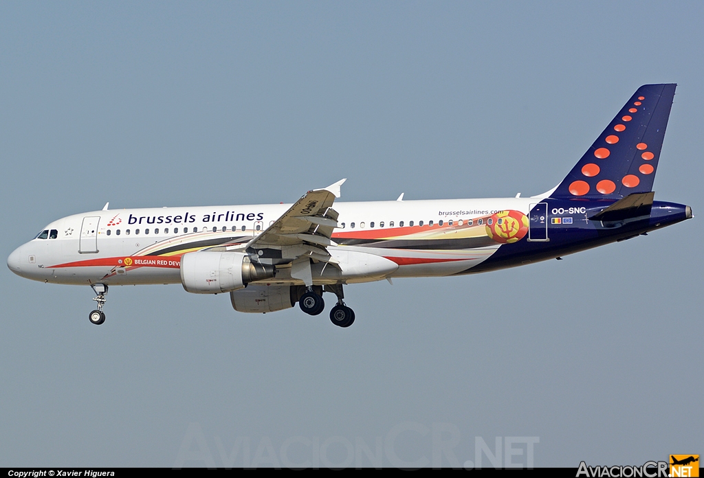 OO-SNC - Airbus A320-214 - Brussels airlines