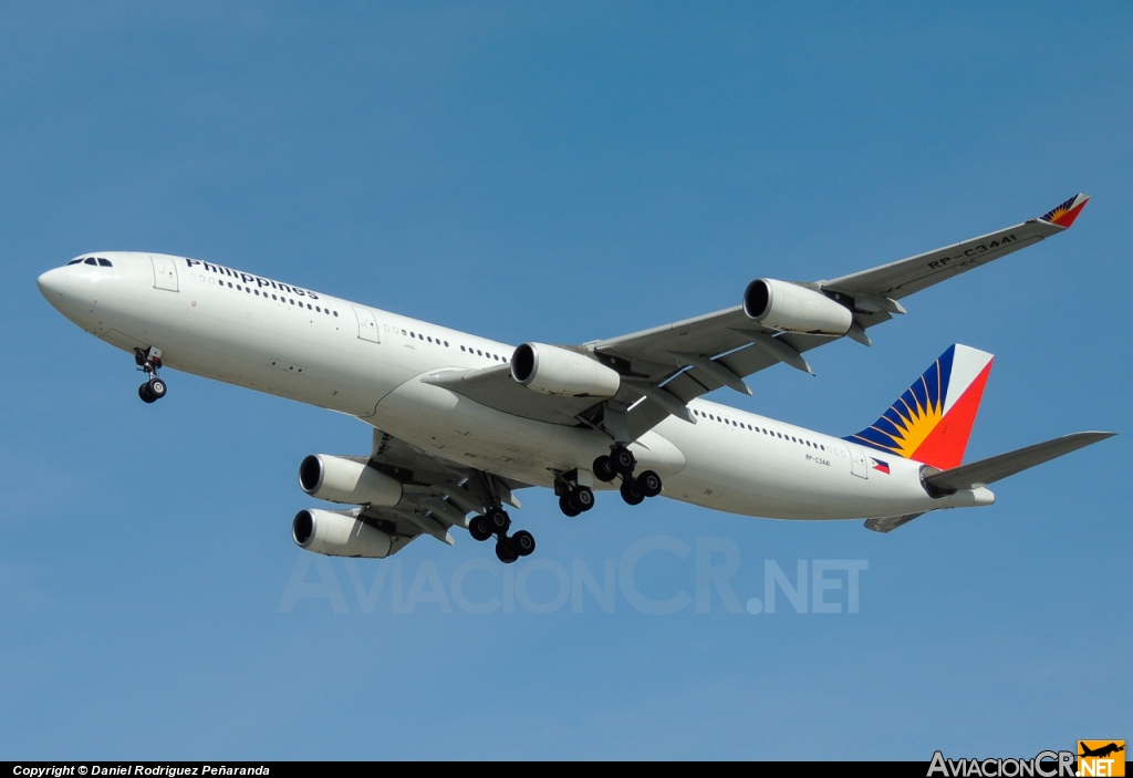 RP-C3441 - Airbus A340-313 - Phillipines Airlines