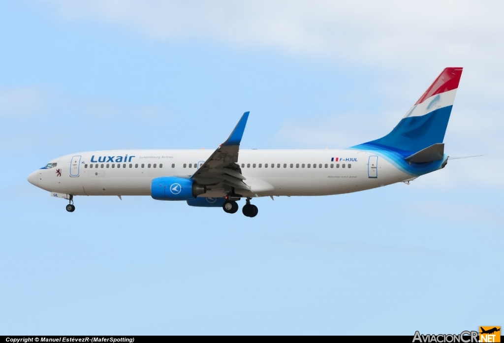 F-HJUL - Boeing 737-8Q8 - Luxair - Luxembourg Airlines