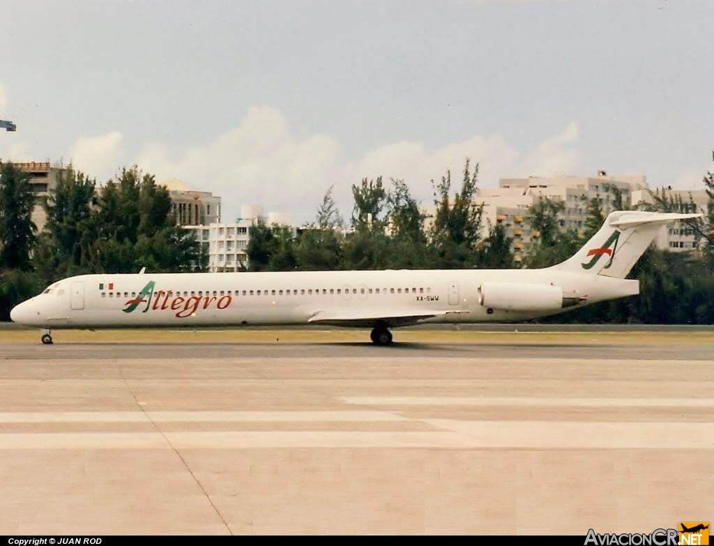 XA-SWW - McDonnell Douglas MD-83 (DC-9-83) - Allegro
