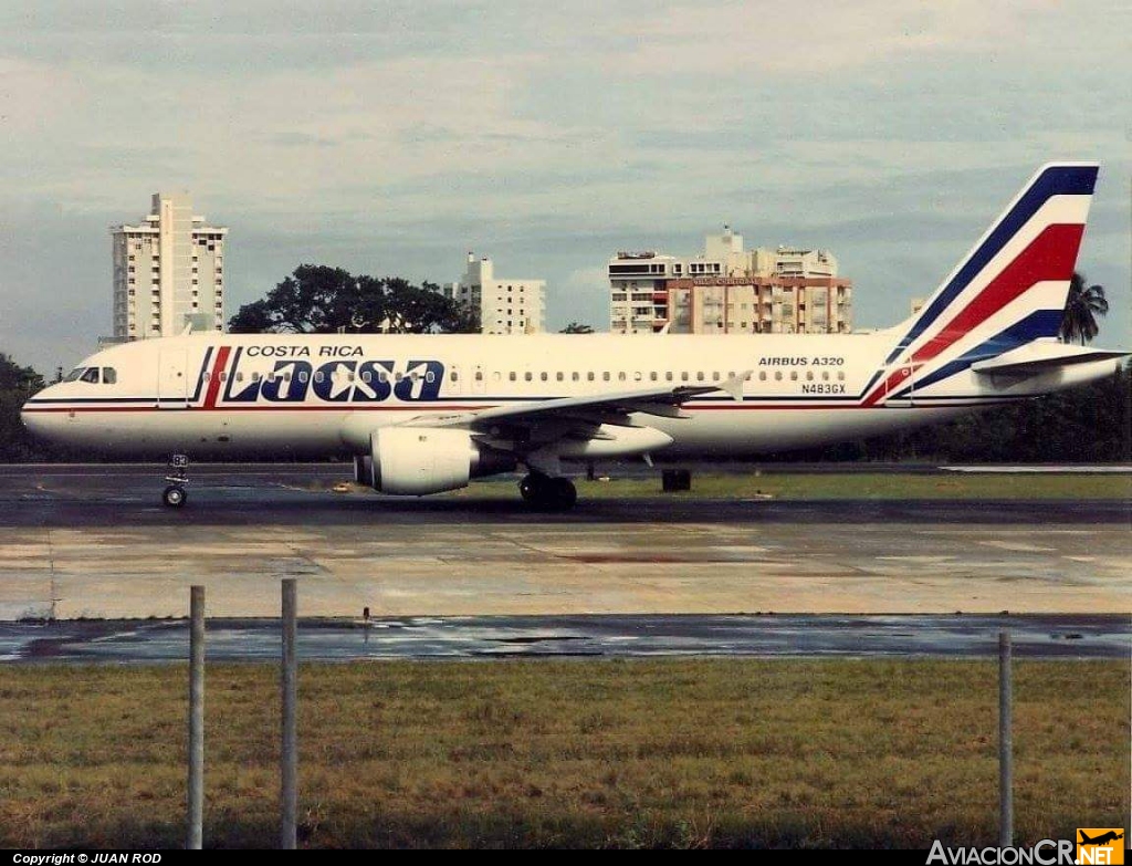 N483GX - Airbus A320-212 - LACSA - Líneas Aéreas Costarricenses S.A.