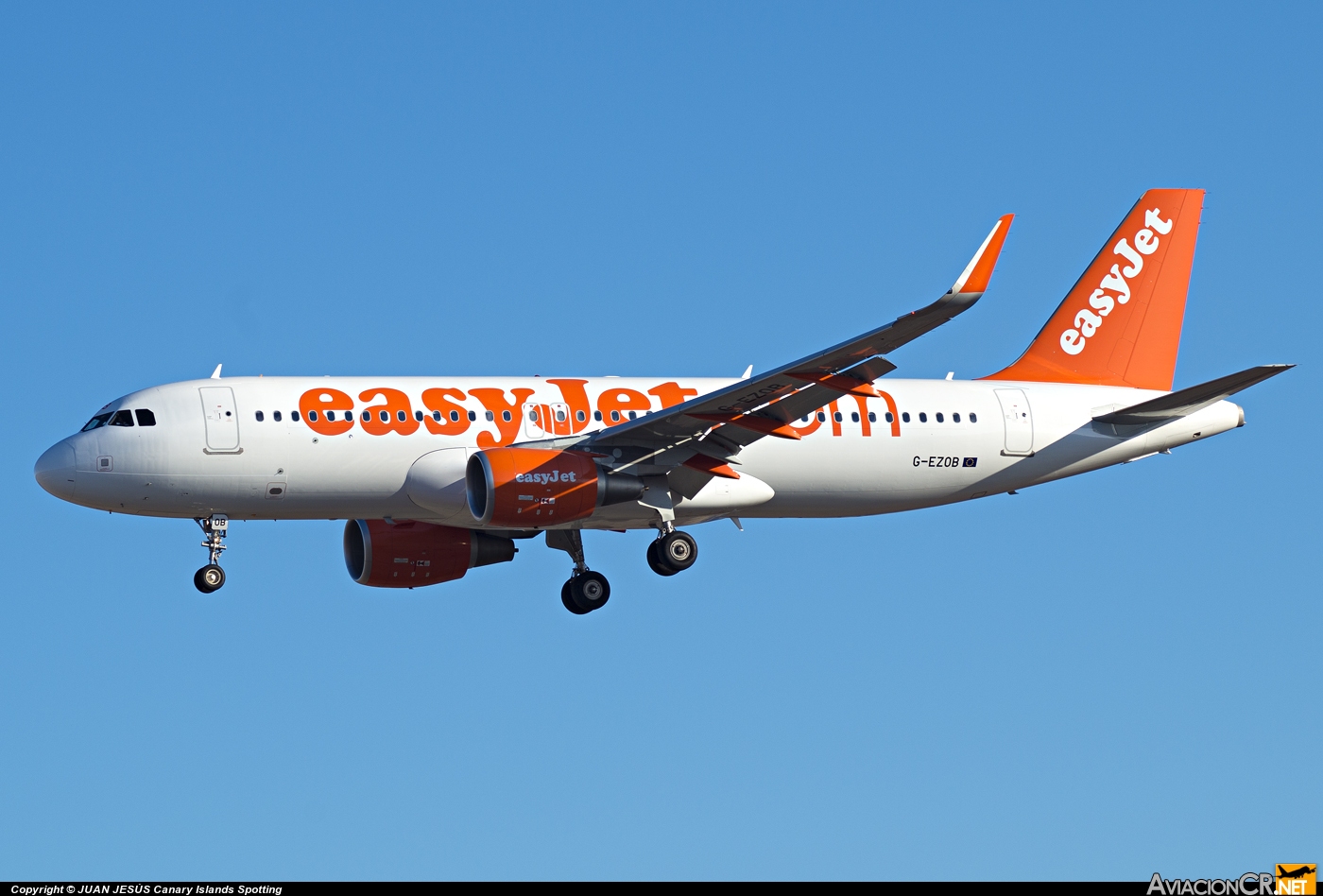 G-EZOB - Airbus A320-214 - EasyJet Airlines