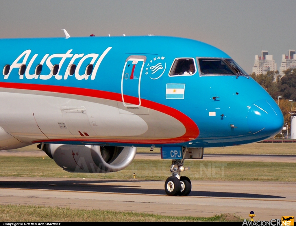 LV-CPJ - Embraer 190-100IGW - Austral Líneas Aéreas