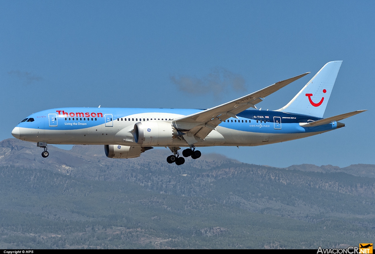G-TUIA - Boeing 787-8 Dreamliner. - Thomson Airways