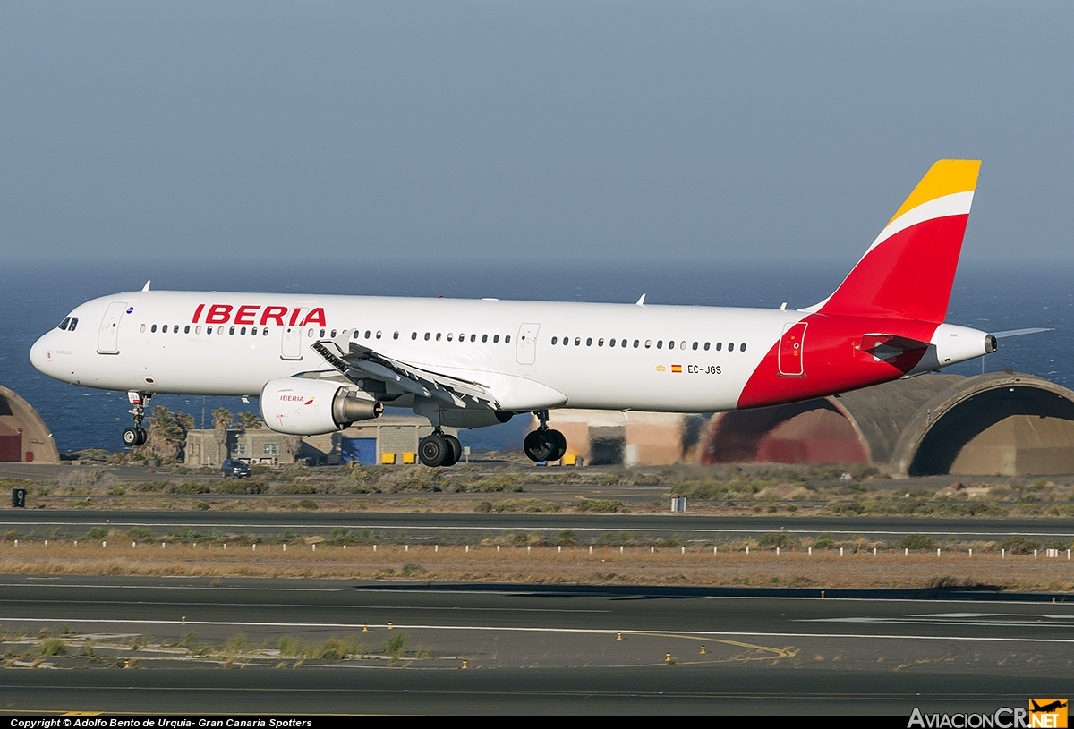 EC-JGS - Airbus A321-211 - Iberia