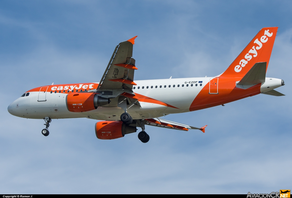 G-EZDP - Airbus A319-111 - EasyJet Airline