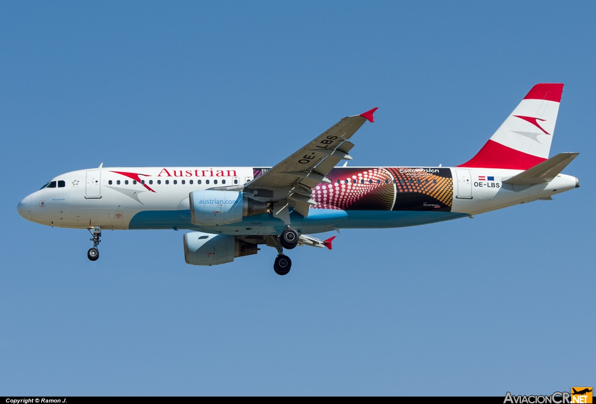 OE-LBS - Airbus A320-214 - Austrian Airlines