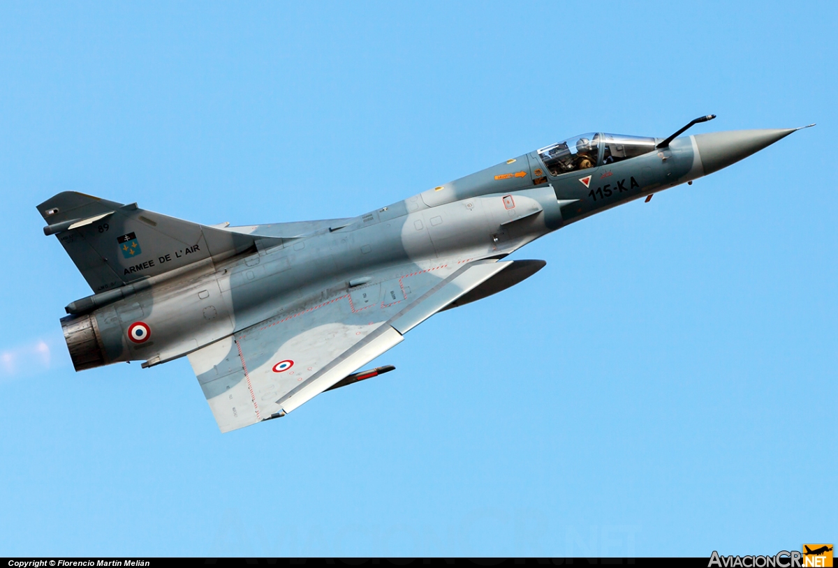115-KA - Dassault Mirage 2000C - Fuerza Aérea Francesa