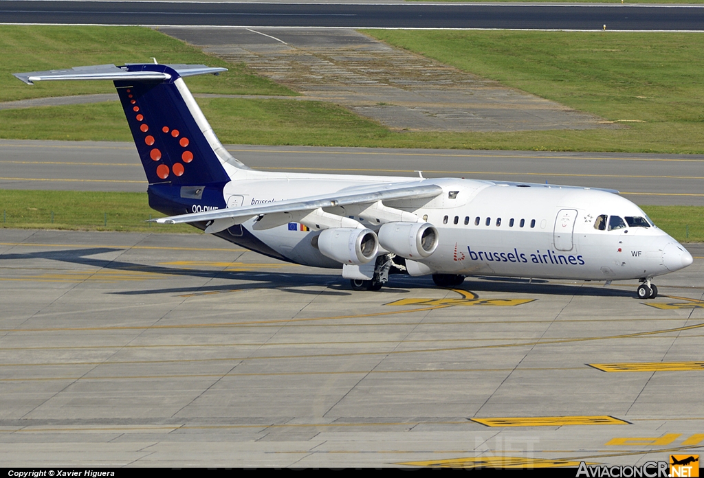 OO-DWF - British Aerospace Avro 146-RJ100 - SN Brussels Airlines