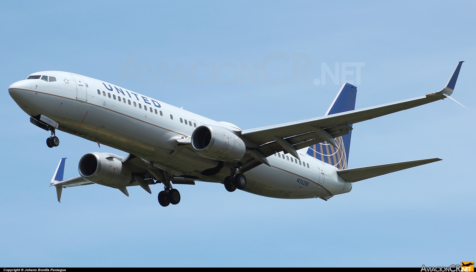 N36280 - Boeing 737-824 - United Airlines