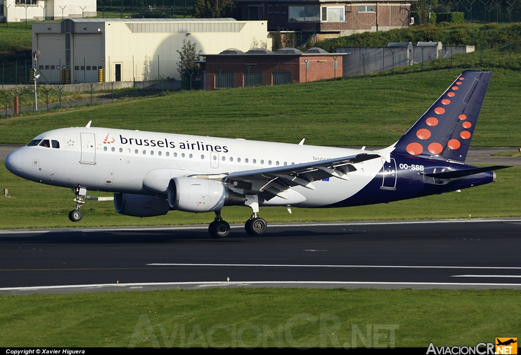 OO-SSB - Airbus A319-111 - Brussels airlines