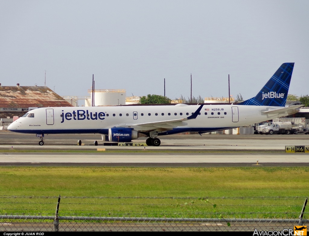 N258JB - Embraer 190-100IGW - Jet Blue