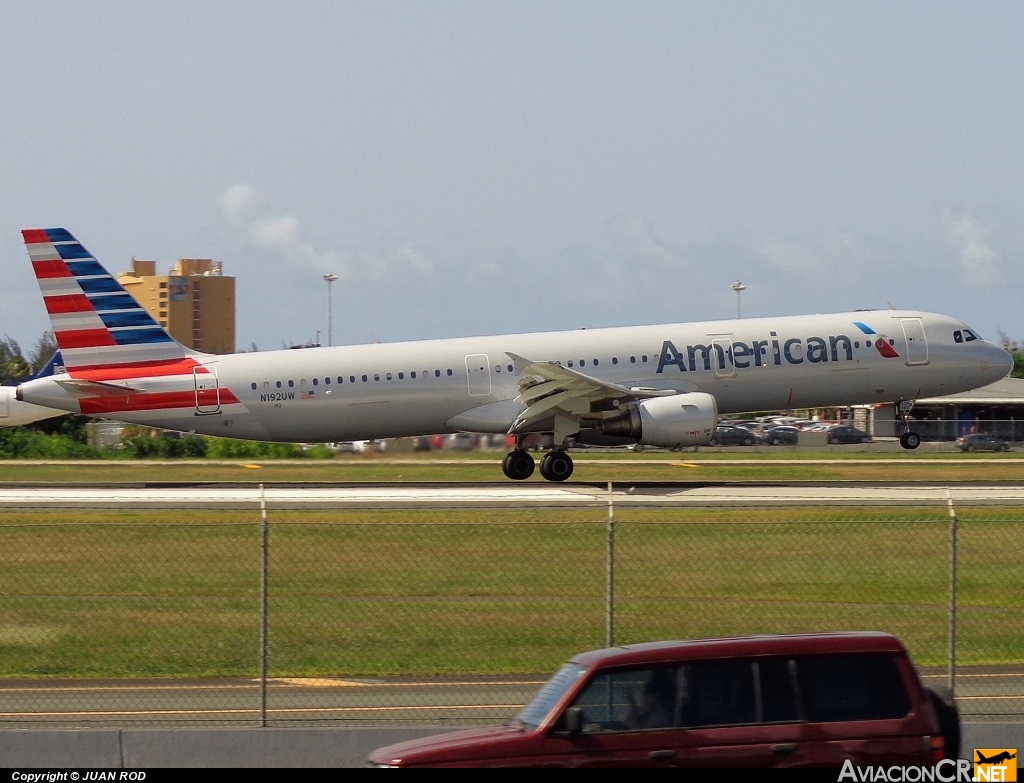 N192UW - Airbus A321-211 - American Airlines