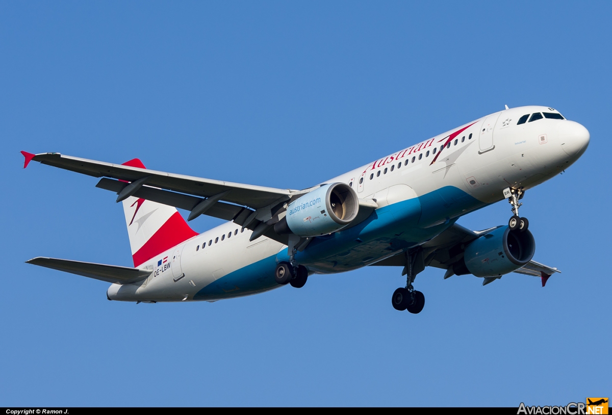 OE-LBW - Airbus A320-214 - Austrian Airlines
