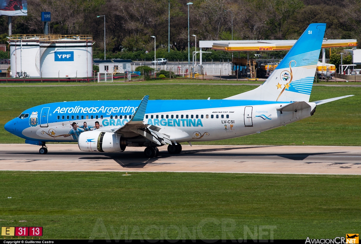 LV-CSI - Boeing 737-7Q8 - Aerolineas Argentinas