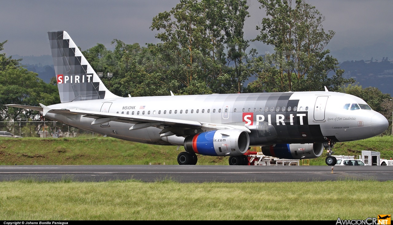 N510NK - Airbus A319-132 - Spirit