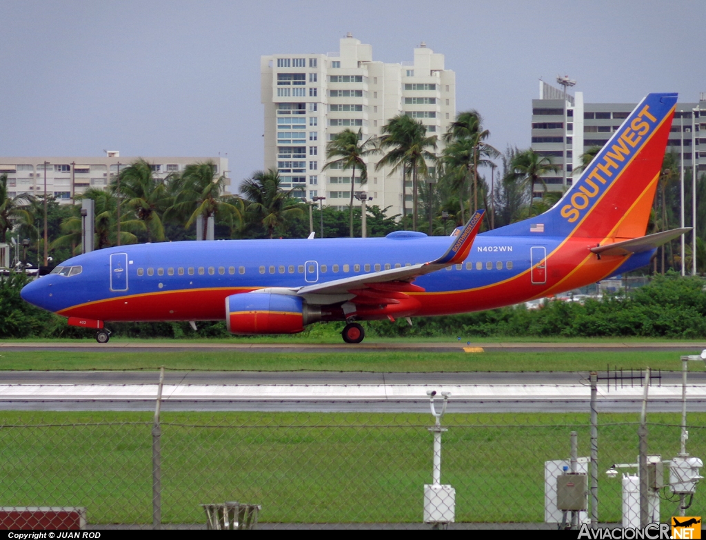 N402WN - Boeing 737-7H4 - Southwest Airlines