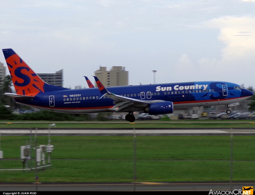 N820SY - Boeing 737-8FH - Sun Country Airlines