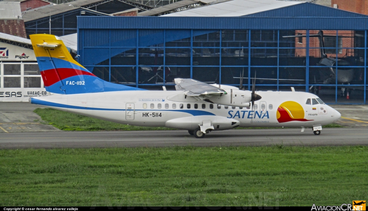 HK5114 - ATR 42-500 - Satena